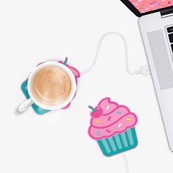 Подставка для кружки с подогревом "Кекс" - фото 3