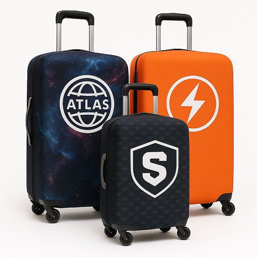 Чехол для чемодана с логотипом- фото 1