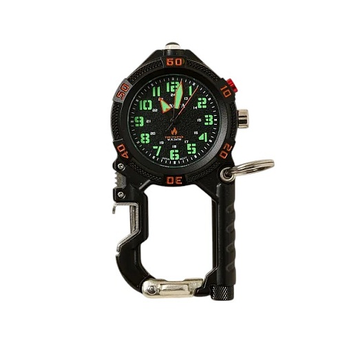 Часы-карабин путешественника 3-в-1- фото 1