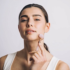 Массажер для лица "Розовый кварц" - фото 3