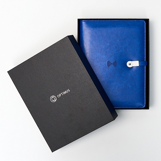 Ежедневник со встроенной зарядкой и флешкой 32 ГБ Оптимус- фото 1