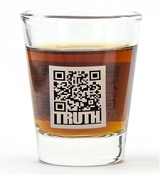 Набор QR рюмок "Правда или действие"  - фото 2