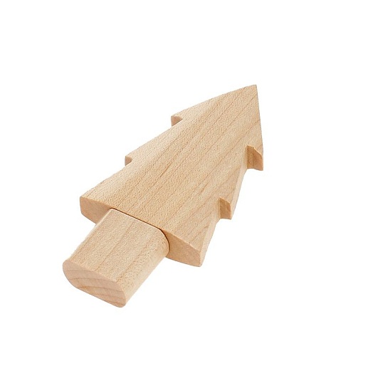 Флешка деревянная Ёлка- фото 1