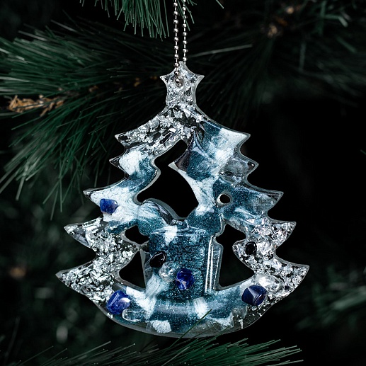 Елочная игрушка из смолы Ель- фото 1