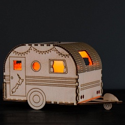 Деревянный 3D светильник-конструктор - фото 4