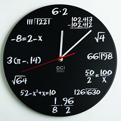 Меловые часы "Математическое уравнение" - фото 4