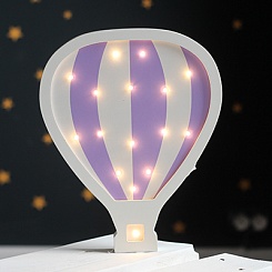 Деревянная LED лампа "Воздушный шар" - фото 3