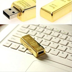 Флешка "Золотой слиток" - фото 4