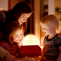 Умный будильник «Рассвет и луна» с подсветкой - фото 4