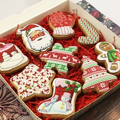 Набор новогоднего печенья №9 - фото 2