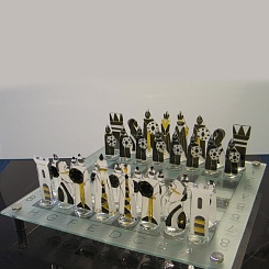 Шашки-Шахматы стеклянные - фото 4