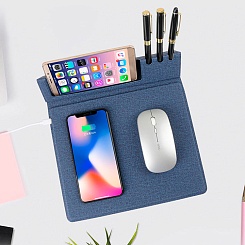 Коврик для мыши с беспроводной зарядкой и органайзером Optimus Pad Pro - фото 4