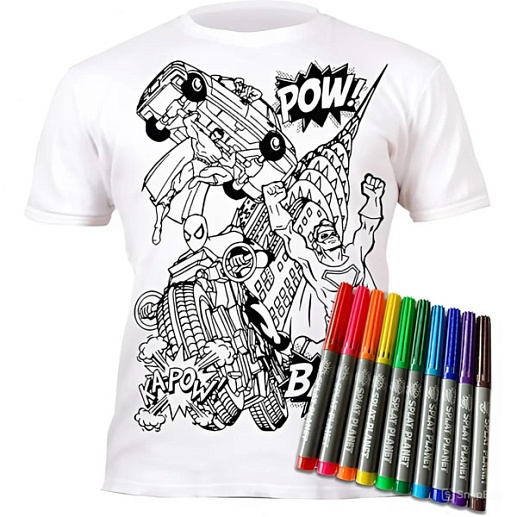 Футболка раскраска Super Hero- фото 1