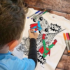 Футболка раскраска Super Hero - фото 3