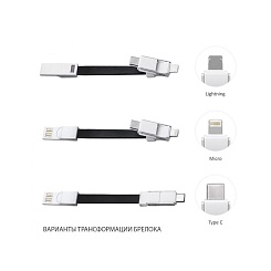 Брелок трансформер-адаптер 3в1 Chili - фото 2