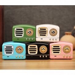 Портативная ретро-колонка HM11 bluetooth V4.0 - фото 3