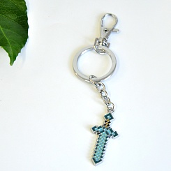 Брелок Майнкрафт Алмазный меч - фото 3