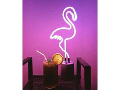 Неоновый светильник "Фламинго" - фото 3