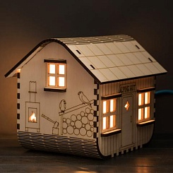 Деревянный 3D светильник-конструктор - фото 12
