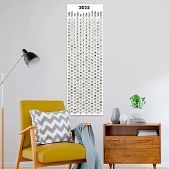 Пузырчатый календарь белый - фото 2