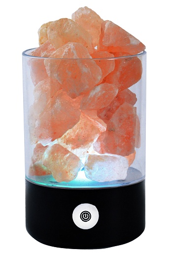 Светильник с кусочками гималайской соли- изображение 1 Светильник с кусочками гималайской соли- фото 1