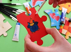 Деревянный пазл Colorful Heart - фото 3