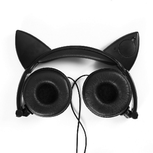 Наушники светодиодные - кошачьи уши CAT EARS- фото 1
