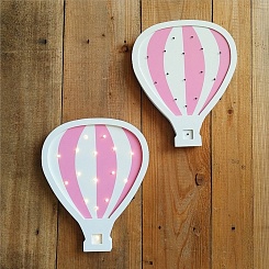 Деревянная LED лампа "Воздушный шар" - фото 2