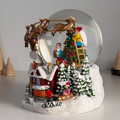 Снежный шар Сани Деда Мороза - фото 3