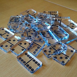 Пластиковое домино с логотипом - фото 6