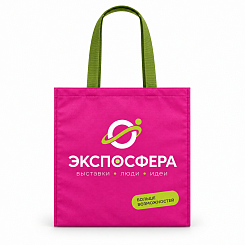Яркий шопер из спанбонда с логотипом - фото 3