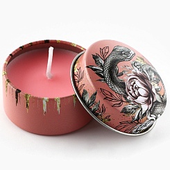 Свеча в железной банке Hiss - фото 2