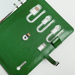 Ежедневник со встроенной зарядкой и флешкой 32 ГБ Оптимус - фото 4