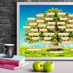 Плакат «Семейное древо» цветной - фото 4