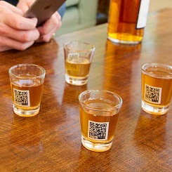 Набор QR рюмок "Правда или действие"  - фото 5