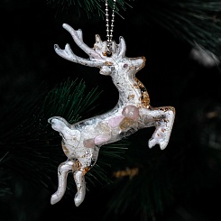 Елочная игрушка из смолы Олень - фото 4