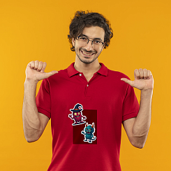 Поло со сменными стикерами - фото 3