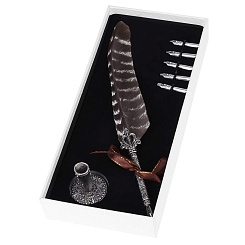 Антикварная перьевая ручка в подарочной коробке  - фото 2