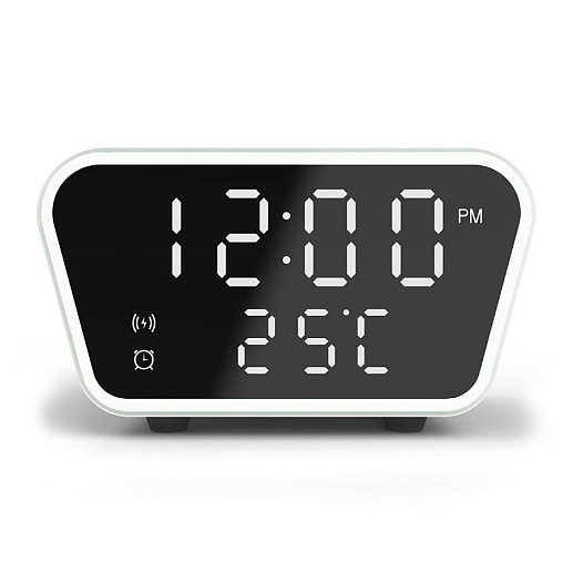 Часы IQ Clock с беспроводным зарядным устройством- изображение 1 Часы IQ Clock с беспроводным зарядным устройством- фото 1