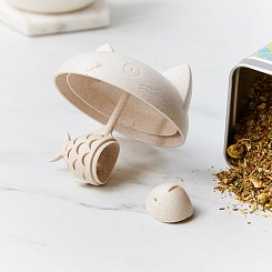 Кружка-заварник для чая "Кошки-рыбки" - фото 5