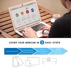 Защитная крышка для камеры Webcam Cover - фото 2