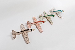 Модель деревянного самолета Turbo Flyer - фото 3