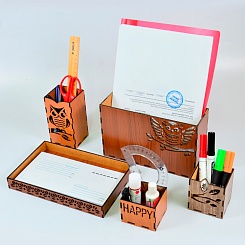 Органайзер для канцелярии Family of Owls - фото 4