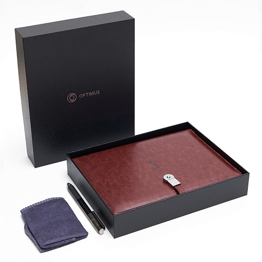 Вечный ежедневник Оптимус с зарядкой и флешкой 32 ГБ- фото 1