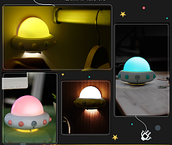 Лампа-ночник Flying Saucer - фото 5