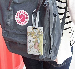 Багажная бирка "Карта мира" - фото 11