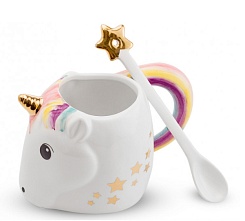 Кружка с ложкой Unicorn - фото 2