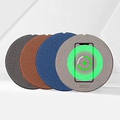 Коврик для мыши с беспроводной зарядкой Optimus Pad Circle - фото 4