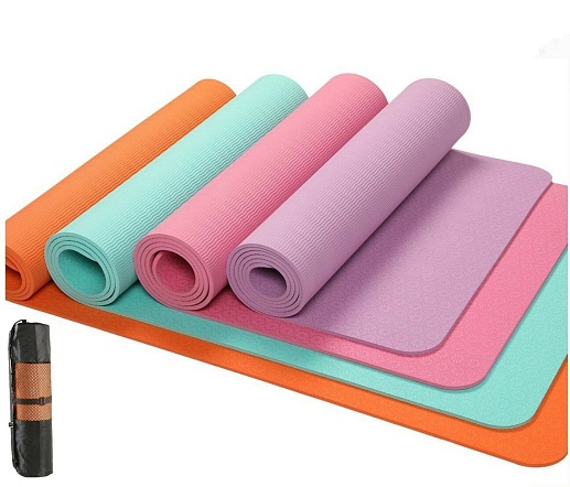 Тренировочный мат для пилатеса TPE Yoga Mat- фото 1