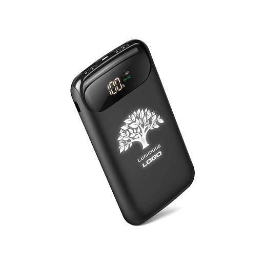 Беспроводная зарядка с подсветкой логотипа Glory Soft Touch- фото 1